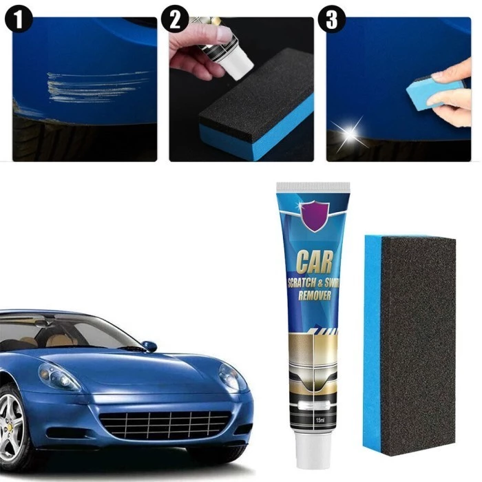 Penghilang Baret Motor Mobil Wax Compound 15ml Kinerja Maksimal — 6