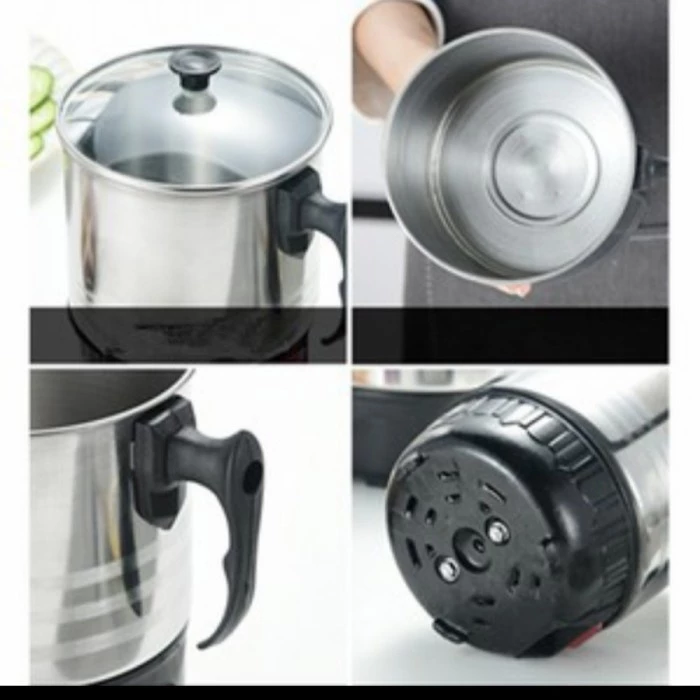 Mug Elektrik Stainless Steel Praktis dengan Daya 220W untuk Kebutuhan Sehari-hari — 8