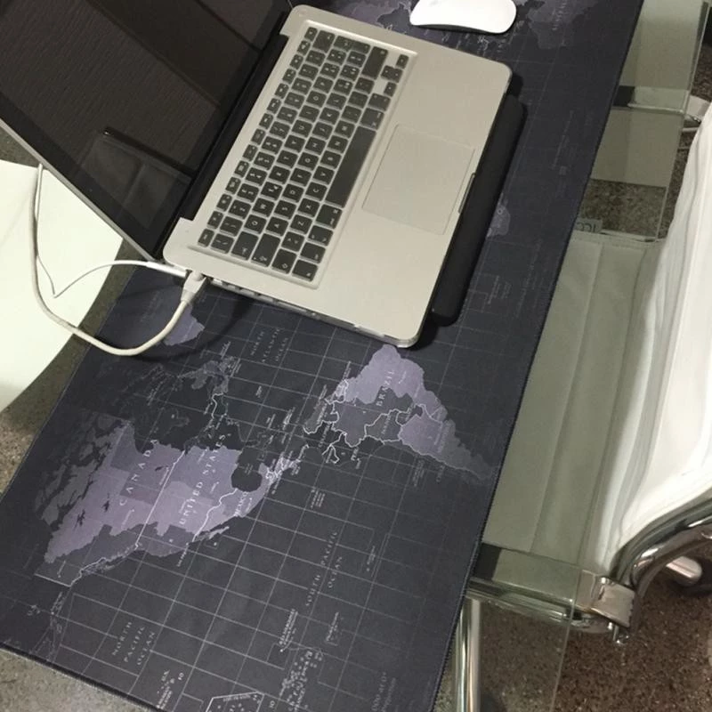 Mouse Pad Gaming Ukuran Panjang Besar Raksasa Matras Peta Dunia — 3