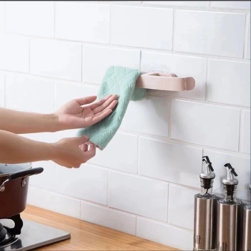 Gantungan Sandal Holder Tanpa Bor Tempel Dinding Aesthetic Serbaguna — 8