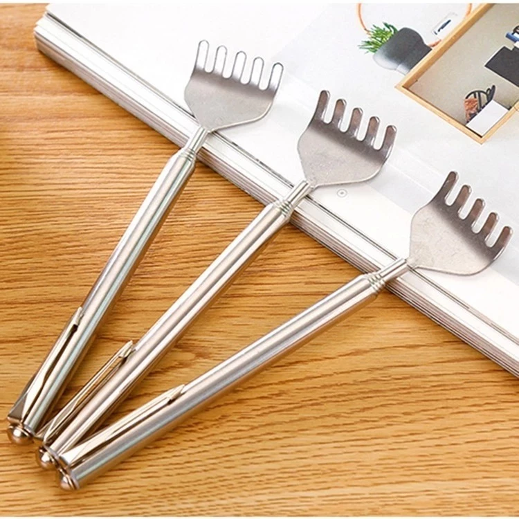 Alat Penggaruk Punggung Stainless Tongkat Panjang Bentuk Tangan — 4