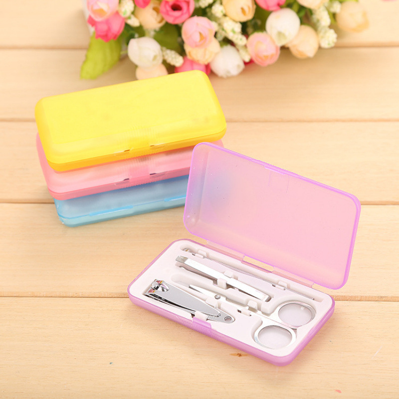 Set Gunting Kuku Lengkap alat Manicure dan Pedicure Stainless 4in1 — 6