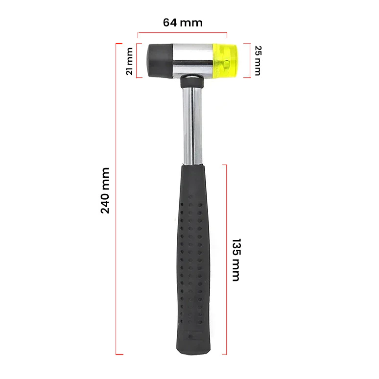 Palu Lantai Keramik Granit Karet Mini Rubber Hammer Soft — 7
