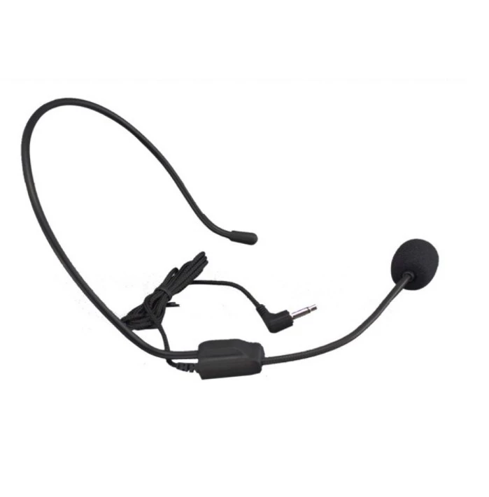 Headset Microphone Clip On Mic Bando Headworn Cable Design — 4