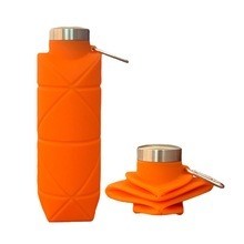 Botol Air Minum Silikon Lipat 700ml Bebas BPA Praktis dan Anti Bocor — 9