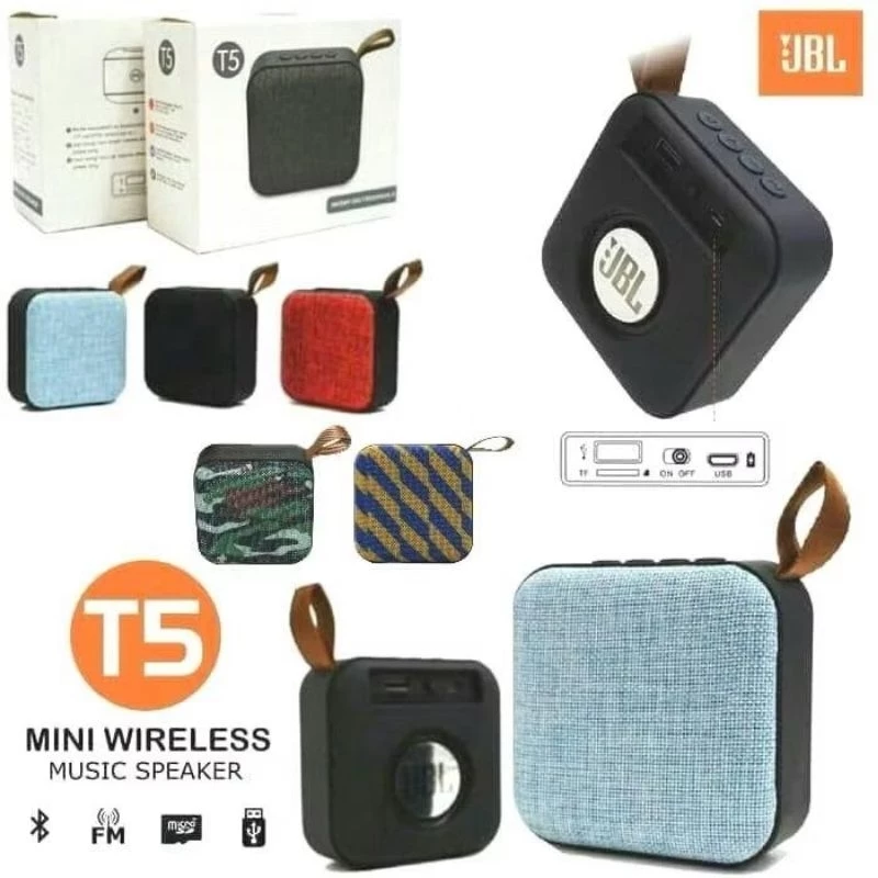Speaker T5 Portable Bluetooth Mini Wireless Box Music — 2
