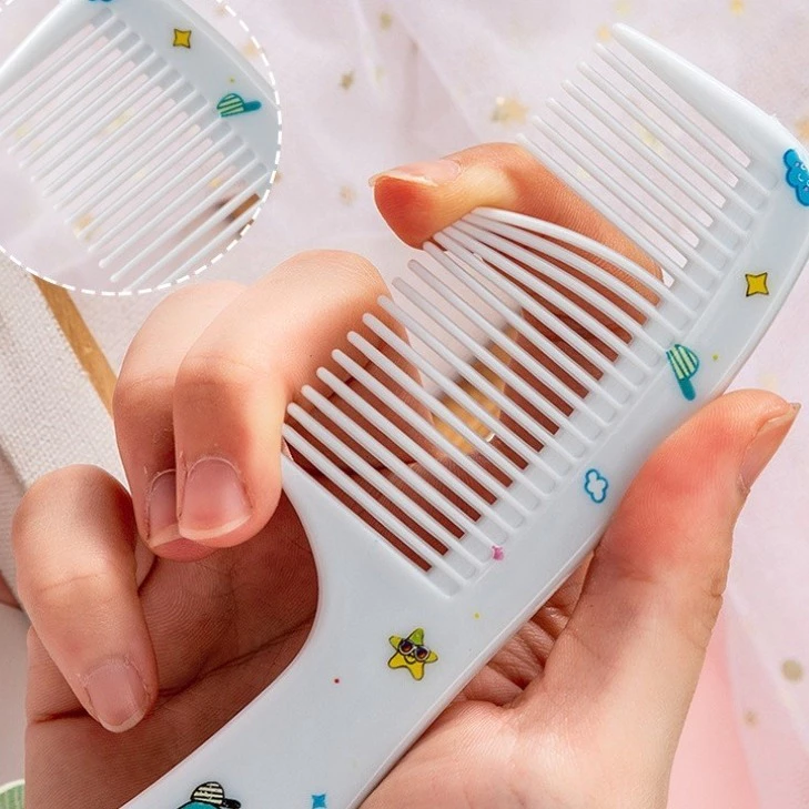 Sisir Rambut Korea Motif Gagang Jumbo Runcing Warna 2 Pcs — 7