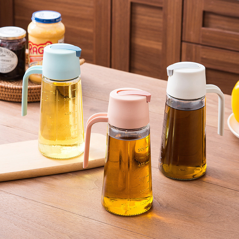 Botol Minyak Goreng Kecap Cuka Kaca Bahan Tebal Kapasitas 630ml — 3