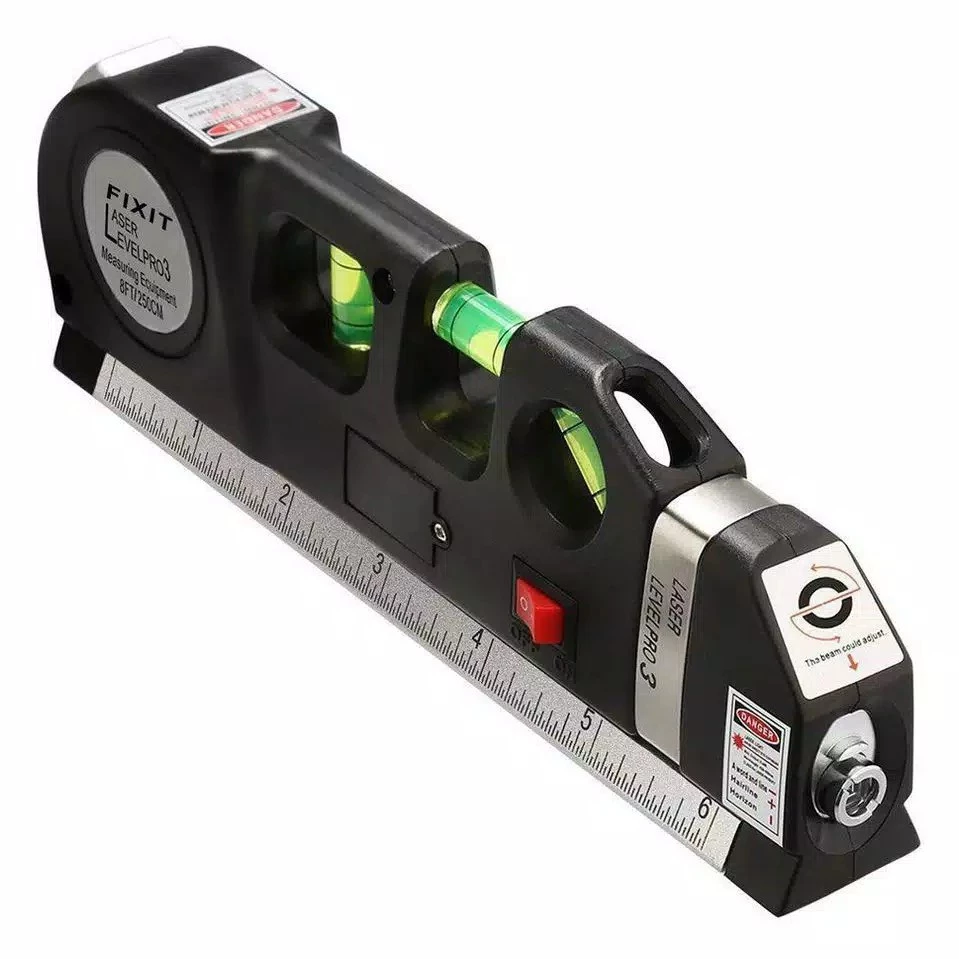 Penggaris Laser Waterpass Meteran Manual Alat Pengukur Serbaguna — 8