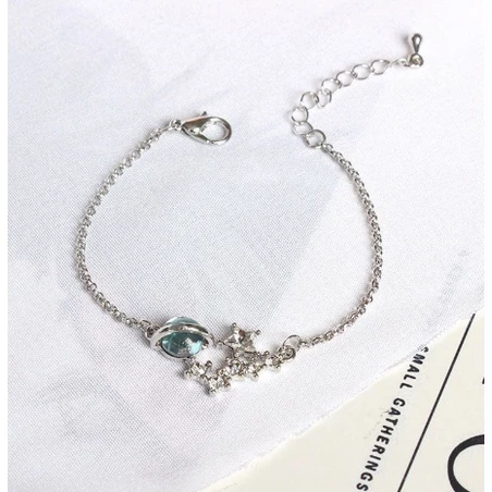 Gelang Titanium Alloy Wanita Korean Style Motif Planet Cantik Elegan — 6