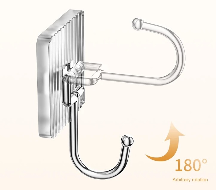 Gantungan Tempel Dinding Hook Acrylic Akrilik Design Luxury Ukuran 6x6cm — 5