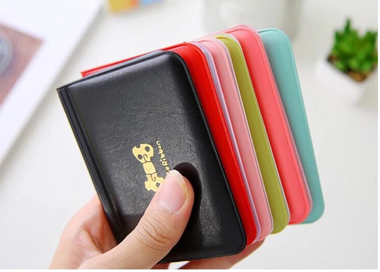 Dompet Kartu Card Wallet Ribbon Lucu Cute Bahan Kulit 12 Slot — 9
