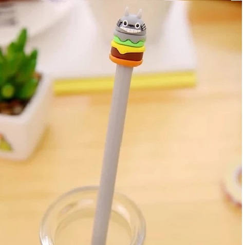 Pulpen Gel Karakter Kartun Jepang Hamburger Line Brown Doraemon — 6