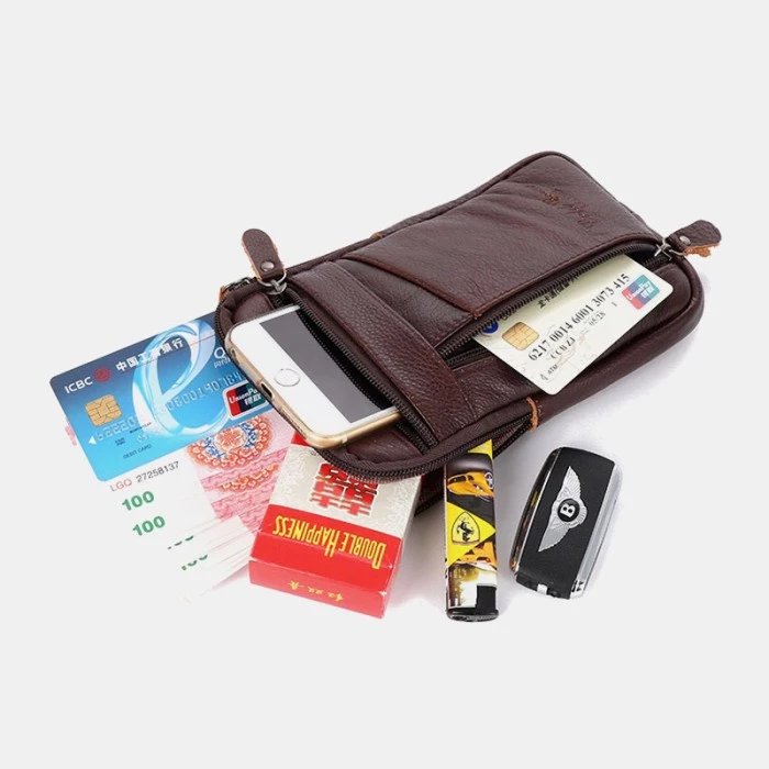 Tas Dompet Pinggang Slingbag Gadget Pria Minimalis dan Multifungsi — 3
