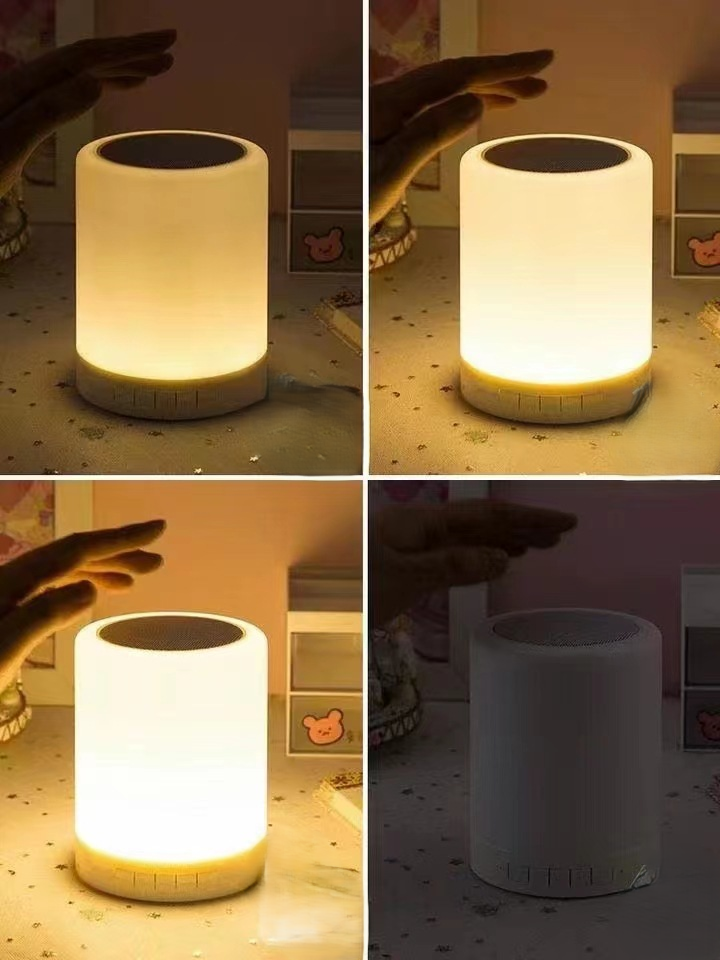 Speaker Bluetooth M9 Portable Smart Touch Lamp Lampu Tidur Aesthetic — 6