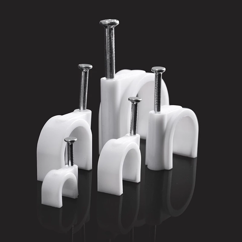Klem Kabel Paku Beton Pipa Cable Clip Listrik Serbaguna — 5