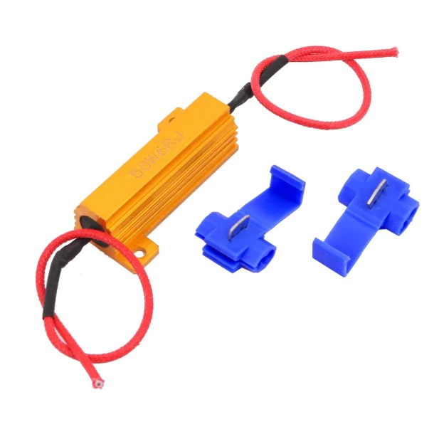 Resistor Sein 50W 6 Ohm Flasher Solusi Kedipan Nomal Lampu LED Mobil — 3