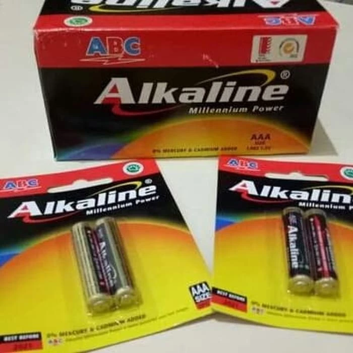 Baterai Alkaline Satuan LR6 AA Batu Batre Jam Dinding Remote TV — 8