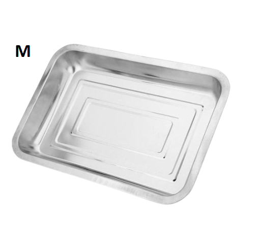 Baki Stainless Cekung Baking Tray Alat Saji Pemanggang Variasi Ukuran — 9