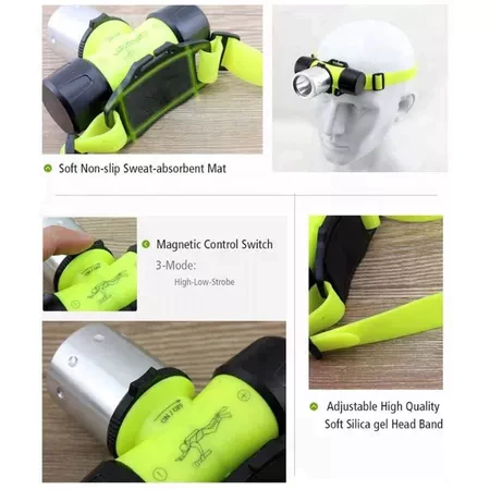 Senter Selam Light Diving Anti Air Led Jangkauan 25m — 5