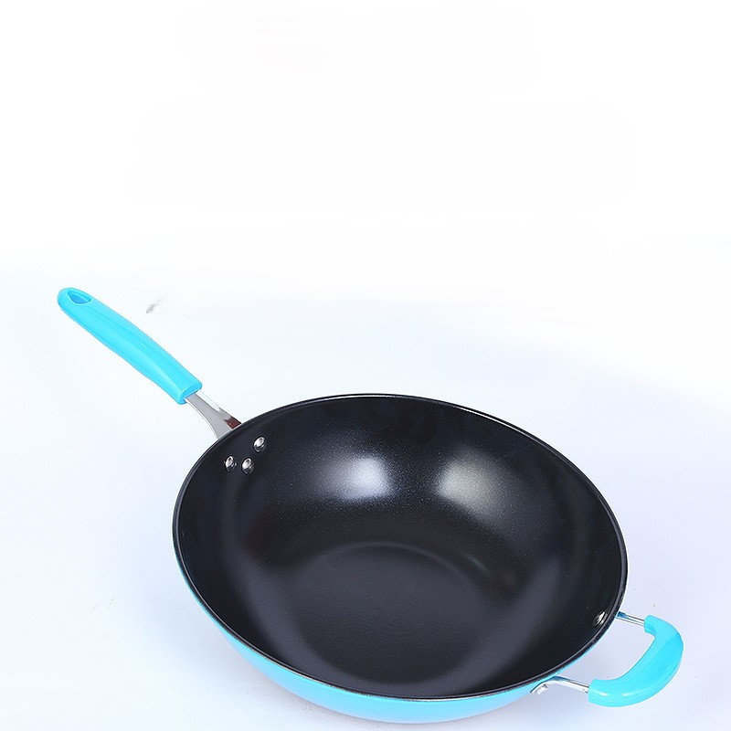 Wajan Gagang Kuping Jumbo 34cm Anti Lengket Enamel Tanpa Minyak — 7