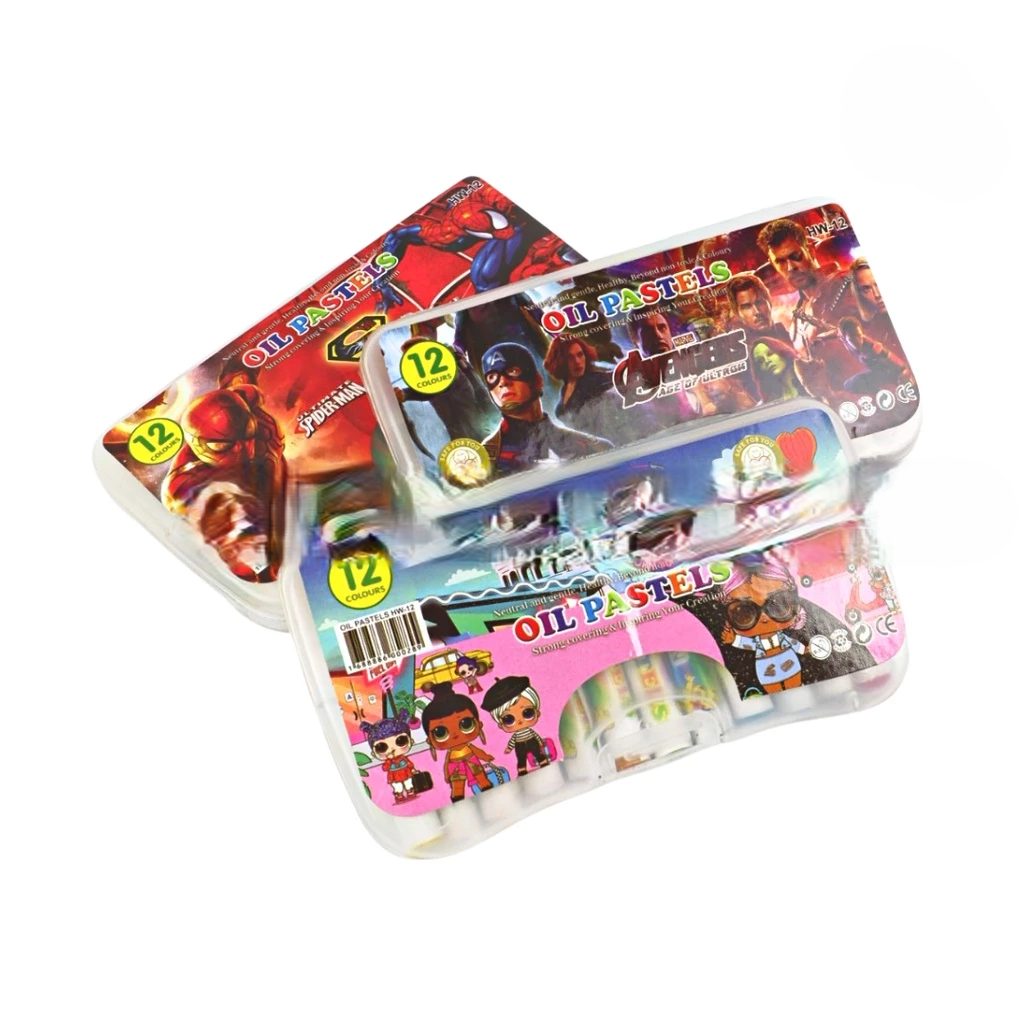 Crayon Krayon Mini Set 12 Warna Anak Anak Sekolah untuk Mewarnai — 7