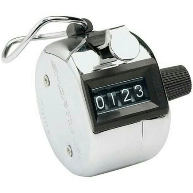 Alat Bantu Hitung Manual Hand Tally Finger Counter 4 Digit Tasbih — 2