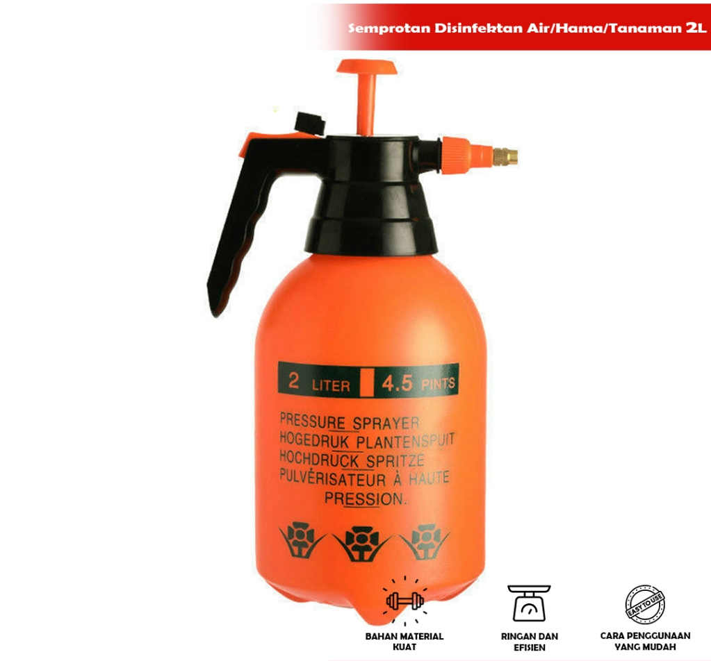 Botol Semprotan 2L Sprayer Disinfektan Tanaman Air Burung Serbaguna — 3
