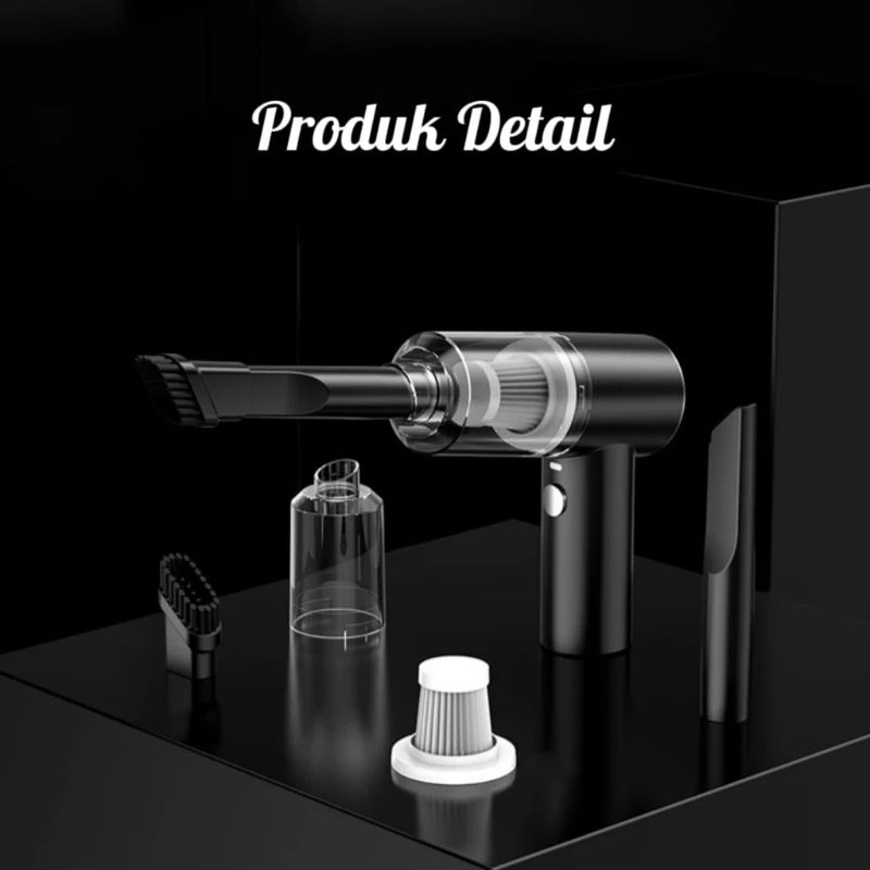 Vacuum Cleaner Mini 2in1 Portable Wireless Car Vacuum Cleaner — 5