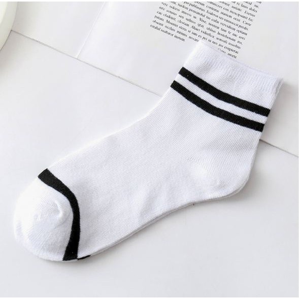 Kaos Kaki Panjang Pria Import Dengan Garis Ringan Dan Nyaman — 4