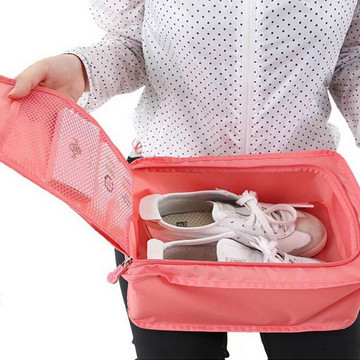 Tas Sepatu Shoes Pouch Travel Organizer Bag untuk Travelling 20x9x27 — 3