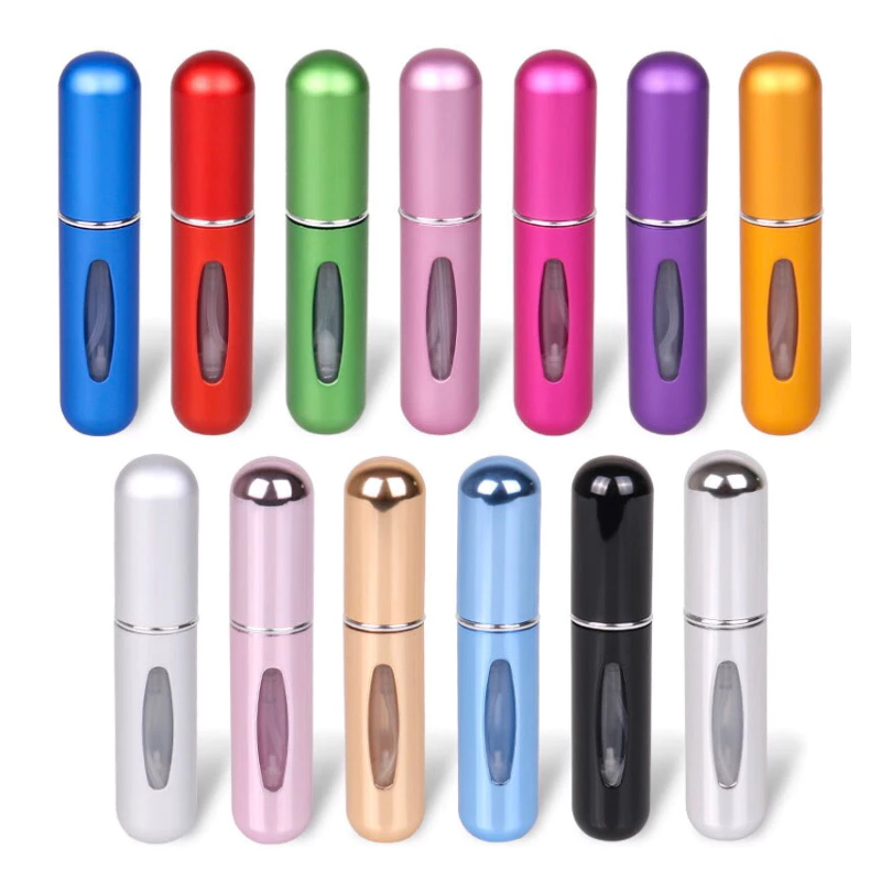 Botol Parfum Mini Kosong Refill Bottle Spray Unik Travel 5ML Isi Ulang — 7