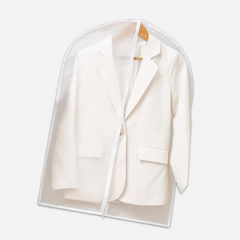 Cover Sarung Gantung Baju Anti Debu PEVA Dengan Resleting — 5