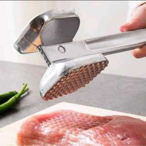 Palu Alat Gepukan Pelunak  Daging Stainless Meat Hammer Multifungsi
