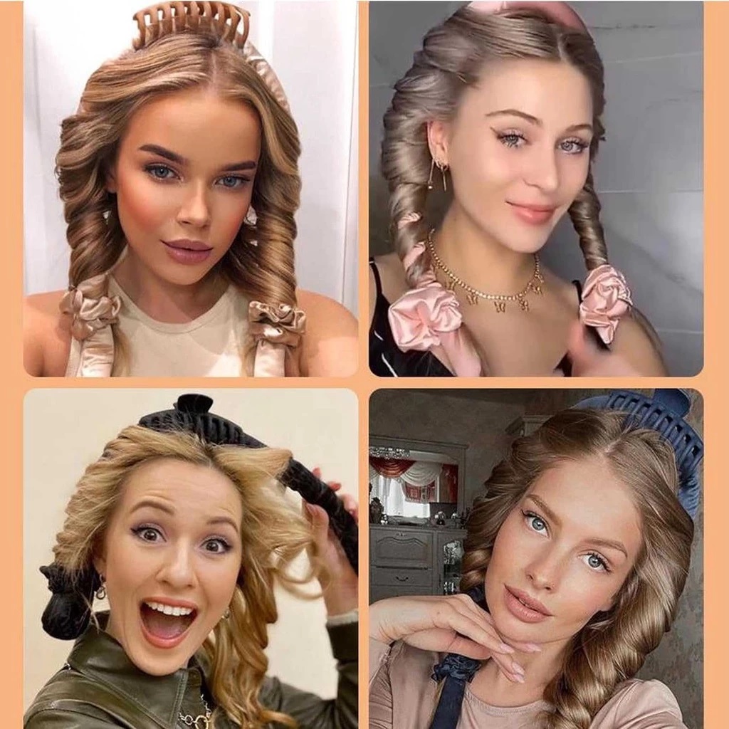 Lazy Curler Rod Alat Pengeriting Rambut Tanpa Catokan Heatless Hair Roller — 7