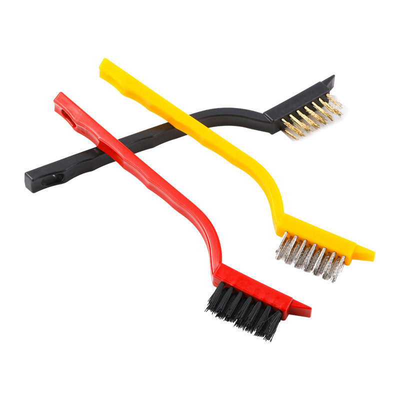 Sikat Kawat Set 3 in 1 Mini Wire Brush Alat Pembersih Kotoran Sulit — 4