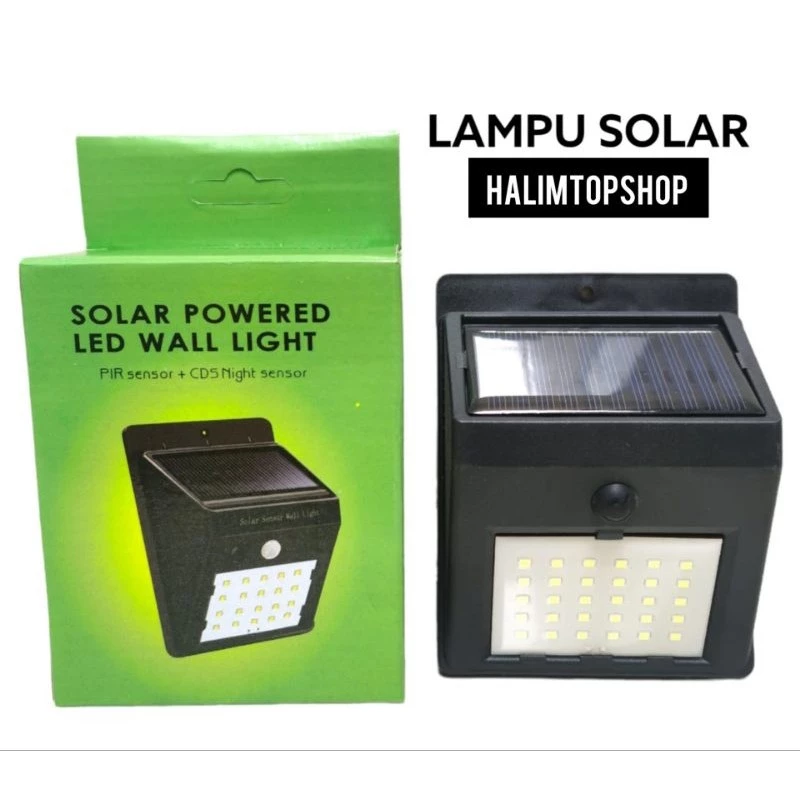 Lampu Taman Tenaga Surya Yang Efisien Energi Sensor Gerak — 6