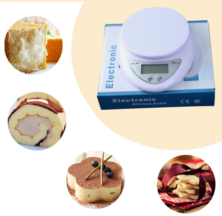 Timbangan Dapur Digital Mangkok Electrik Kitchen Scale 5kg CH-302 — 8