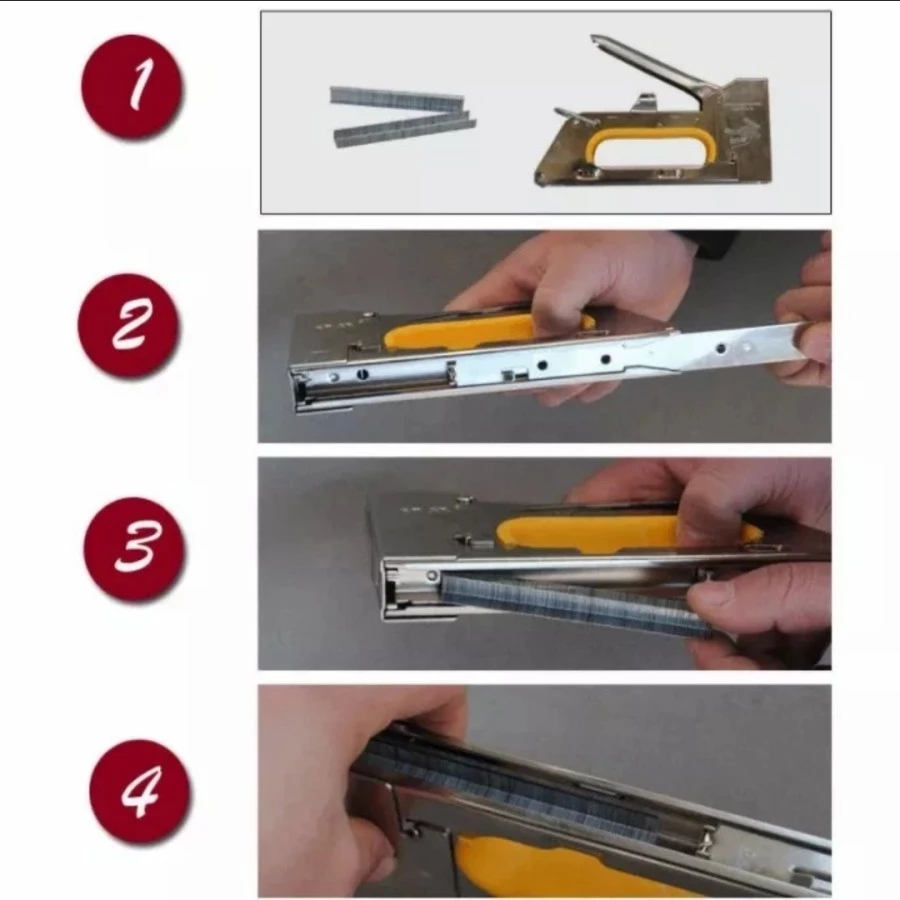 Gun Tacker 13/4-6-8mm Powerful Stapler Tembak Kuat Dan Kokoh — 6