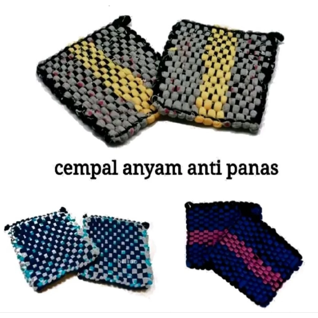 Sarung Tangan Cempol Anyam Anti Panas Melindungi Tangan Saat Memasak — 8