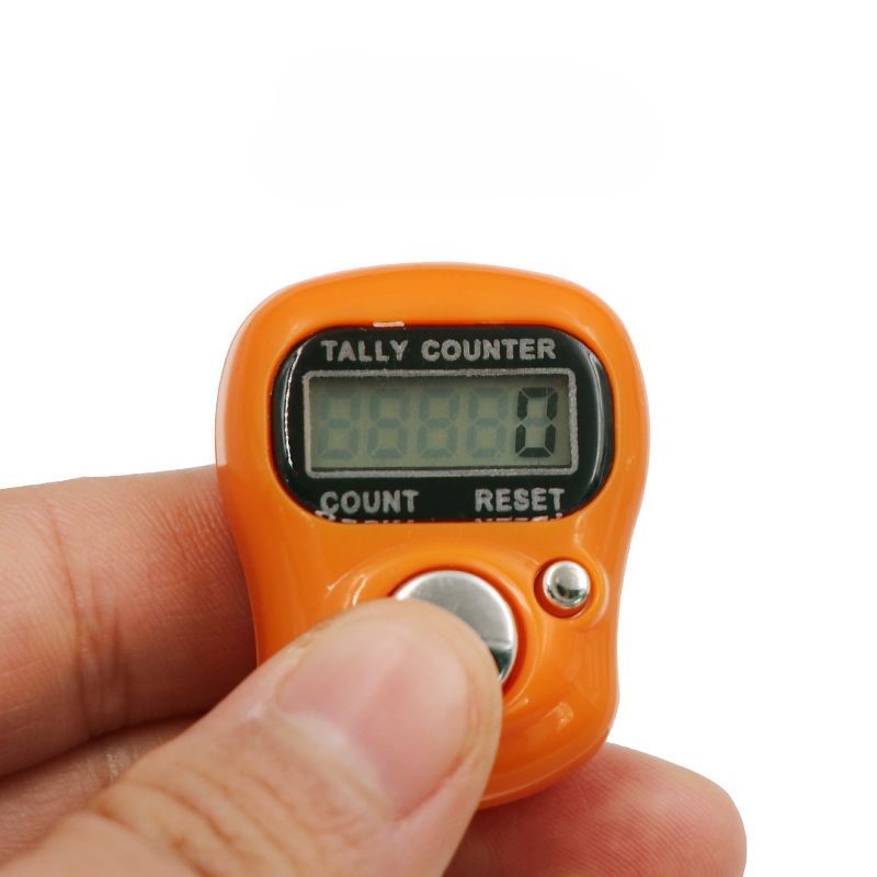 Tasbih Elektrik Tasbih Digital Mini Finger Counter Penghitung Digital — 6