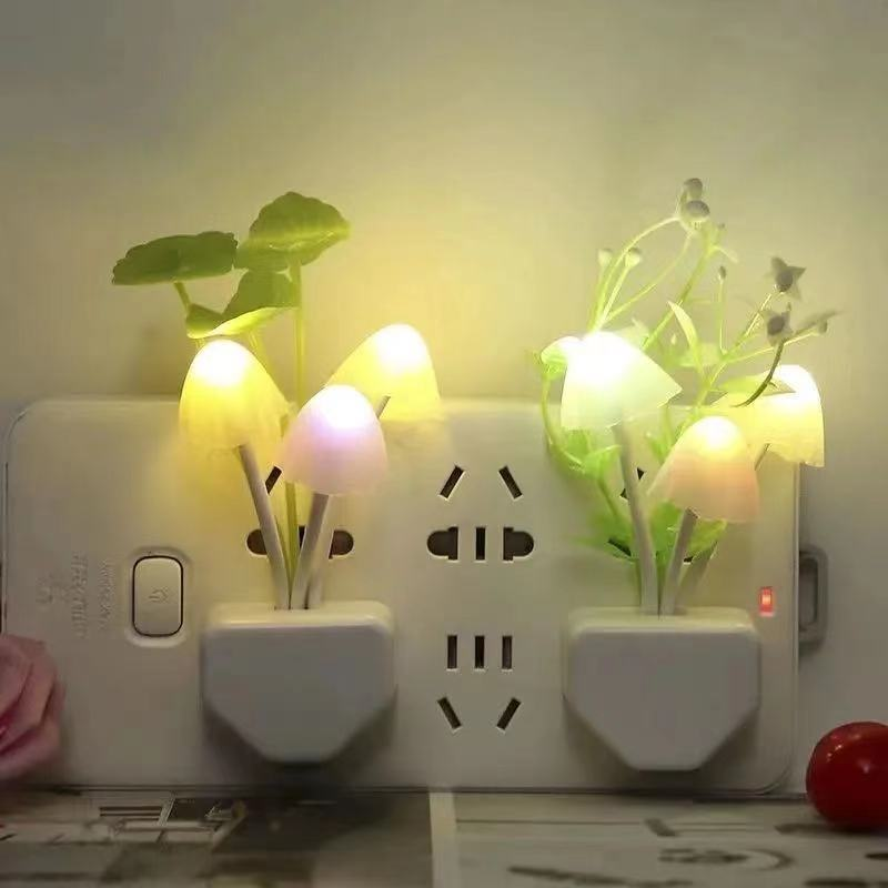 Lampu Sensor Cahaya LED Night Lamp Bentuk Jamur Avatar Mushroom — 6
