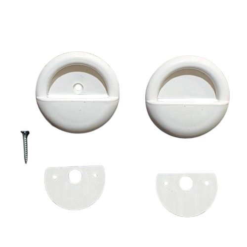 Tarikan Pintu Bulat PVC Kamar Mandi Handle Pegangan — 5