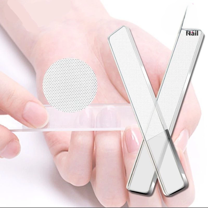 Amplas Pengkilap Kuku & Kikir Kuku Glass Nail File Magic dengan Box — 7