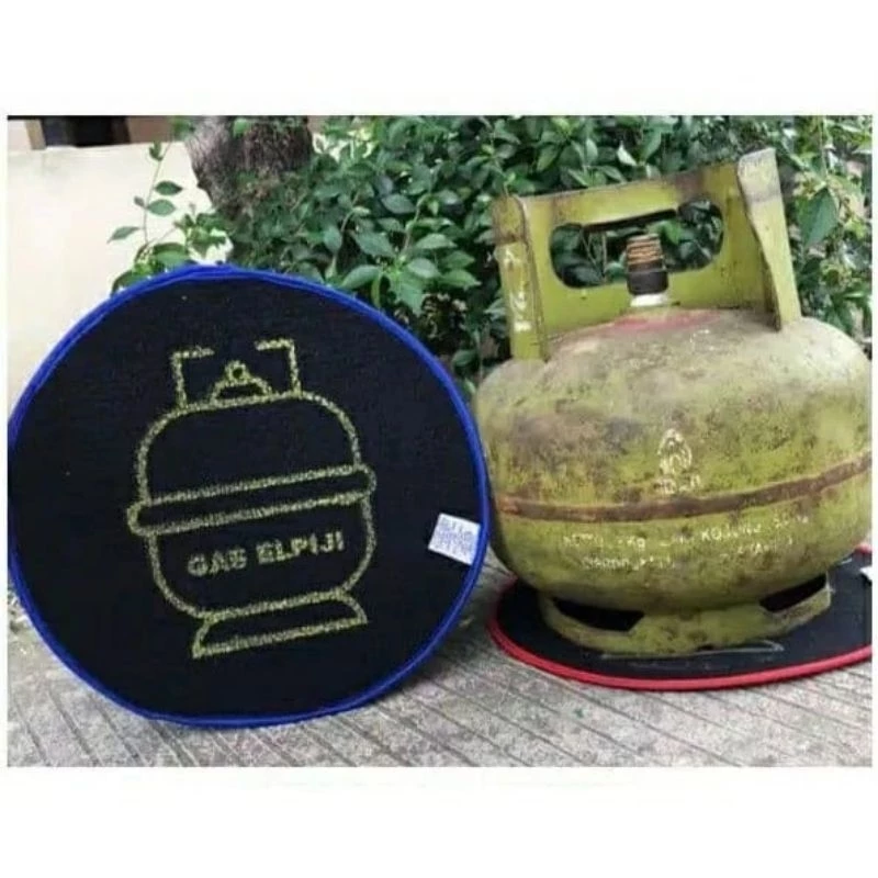 Tatakan Alas Tabung Gas Anti Licin Goresan Bantuk Bulat Kotak — 5