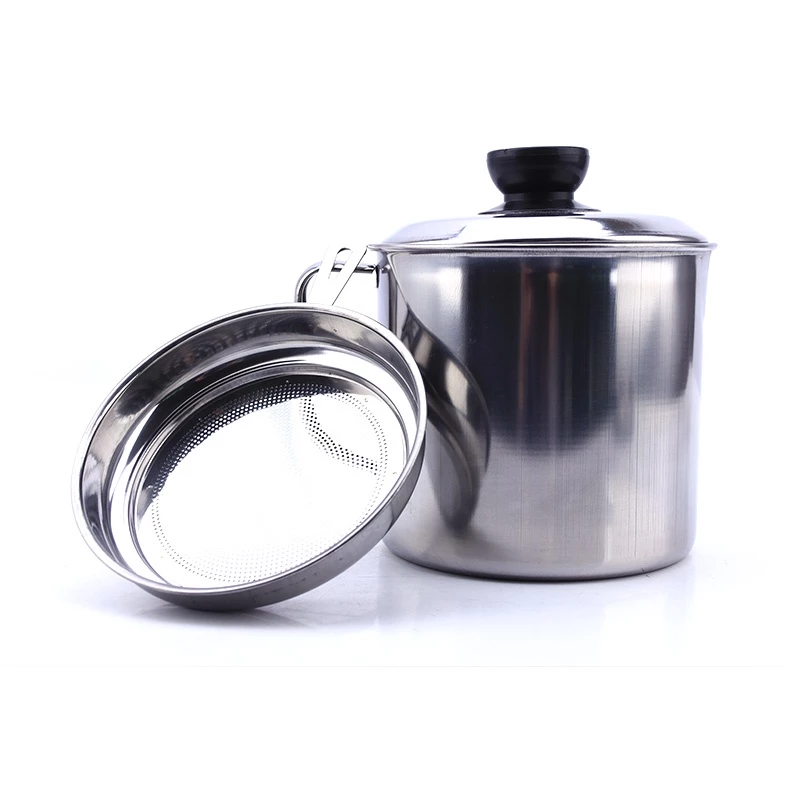 Saringan Penyaring Ampas Sisa Minyak Goreng Bekas Stainless 1.3 Liter — 8