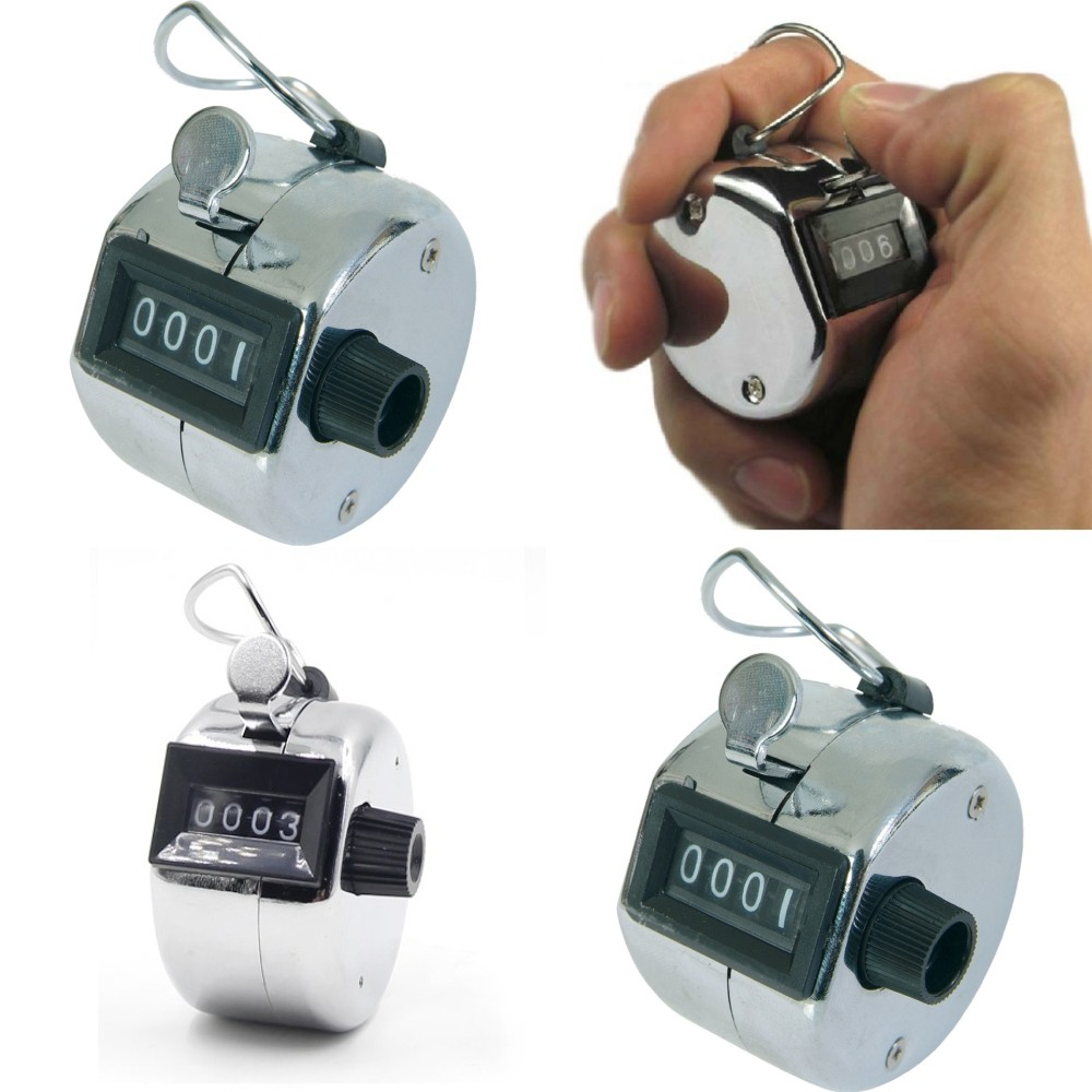 Alat Bantu Hitung Manual Hand Tally Finger Counter 4 Digit Tasbih — 4