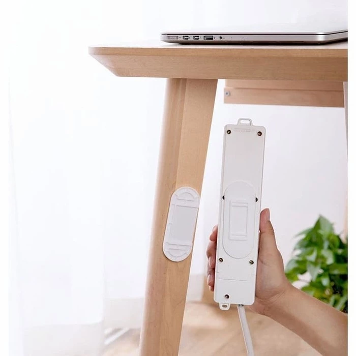 Fixator Holder Colokan Stop Kontak Gantungan Serbaguna Power Strip — 3