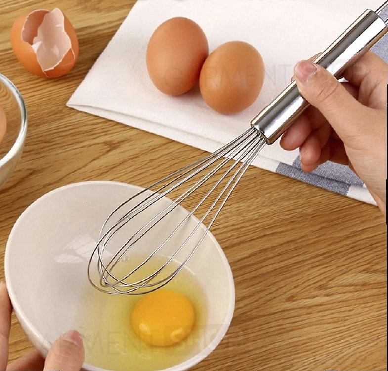 Pengocok Telur Stainless Kocok Adonan Kue Serbaguna Egg Whisk