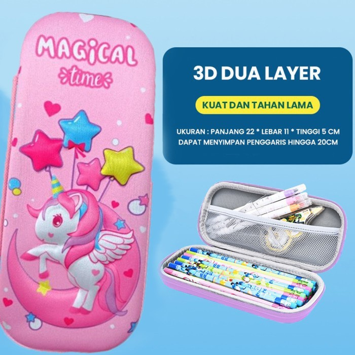 Kotak Pensil 3d Timbul Karakter Astronout / Tempat Alat Tulis — 9